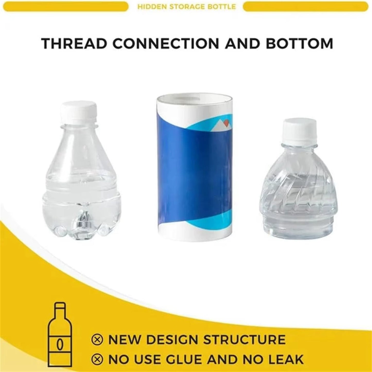 Creative Private Money Water Bottle Fake Sight Secret Home Diversion Stash Container Hiding Storage Compartment Tools